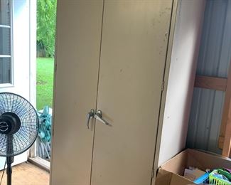 #71	Tenneco Metal Cabinet w/5 shelves  (as is rust) - 36x18x79	 $75.00 			
