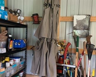 #84	Tan Sumbrella  Marketplace Umbrella	 $50.00 			
