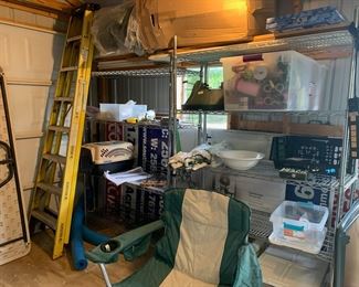 #77	Husky 8' Fiberglass Ladder	 $60.00 			
#78	Rolling 5 shelf Stainless Steel Rack 48x18x77 on wheels	 $120.00 			
#79	Stainless Steel 4 Shelf - not on wheels - 48x18x72	 $100.00 			
#80	stainless Metal 4 Shelf Rack   46x14x54	 $120.00 			
