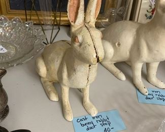 #89	case iron bunny white 11 inch tall	 $40.00 			
#90	case iron bunny white 12 inch tall	 $40.00 			
