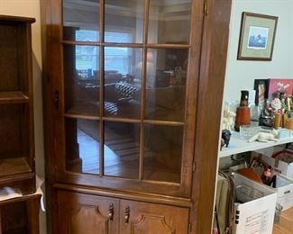 #94	handmade corner china cabinet with glass door and 1 wood door and 2 shelves 39x31x78	 $175.00 			
#95	handmade corner china cabinet with glass door and 1 wood door and 2 shelves 39x31x78	 $175.00 			
