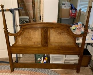 #100	Drexel full head board with a Hollywood frame	 $75.00 			
