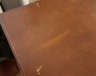 #109	jewelry cabinet with 6 drawers and flip top and 2 side doors 16x13x40	 $35.00 			
