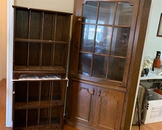 #92	end table with shelve dividers for record 25x14x32	 $40.00 			
#93	end table with shelve dividers for record 25x14x32	 $40.00 			
#94	handmade corner china cabinet with glass door and 1 wood door and 2 shelves 39x31x78	 $175.00 			
#95	handmade corner china cabinet with glass door and 1 wood door and 2 shelves 39x31x78	 $175.00 			
