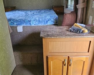 CAMPER BED AND CABINET