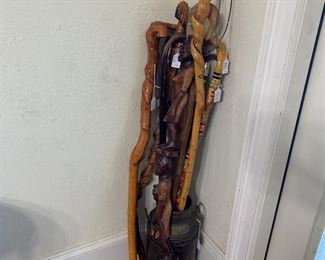 Collection of canes 