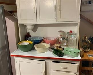 Enamel top Hoosier Cabinet  