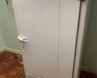 Antique icebox refrigerator 