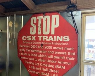 CSX sign 