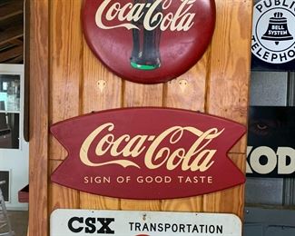 CSX and Coca-Cola signs 