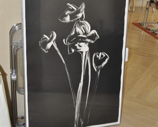 Michael Mazur - monotype - Calla Lily Diptych