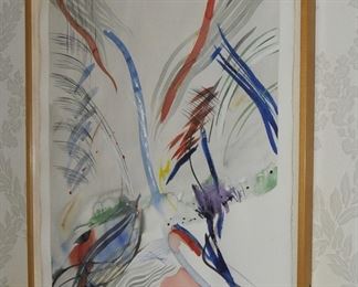 Original watercolor by Ann Thornycroft - 1980