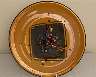 Gold Platter by D Lumi 2006 SIGNED 