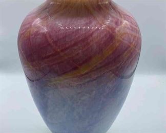 Michael Nouror Pink Vase SIGNED 