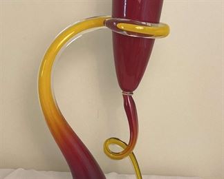 Red Vase with Yellow Curl by RSTruig 14 2003 