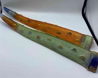 Two Glass Candlestick Spikes