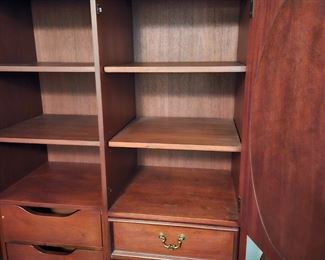 Inside wardrobe