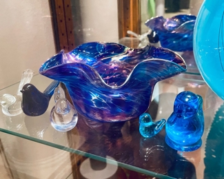 Rosetree Art glass and Murano glass birds