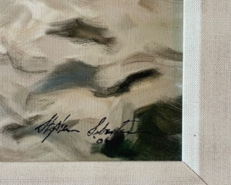 Detail pic, artist Stephen Sebastian signature