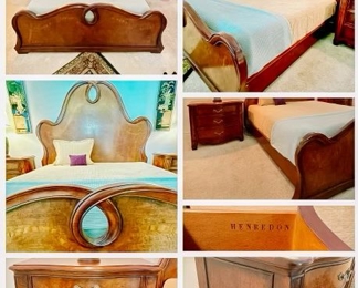AMAZING Large Italian Burlwood King Bed and nightstands.
HENREDON
Mattress: King Eco a Tempur-pedic, Tempur-Ergo-Plus