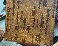 Japanantique glazed glass plate