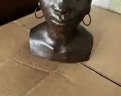 Cast iron bust