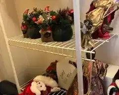 Many Christmas items