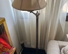 Swing arm brass lamp 