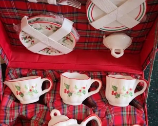 Christmas Child Tea Set