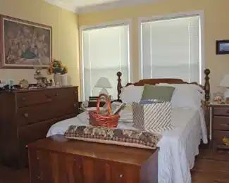 Bedroom Overview, Solid Wood Dresser, Bed, Night Stands, Photos, More