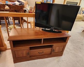 Sony TV and nice TV stand