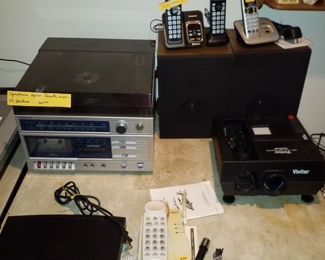 Symphonic am fm cassette recorder and player with speakers