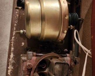 Brake caliber and small carburetor