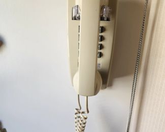 Home phone with red light up button