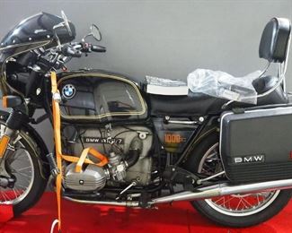 1977 BMW R100/7 1000cc Tour Motorcycle With S-Fairing, VIN# 6141295, Odometer Reads 00083, Lift Not Included