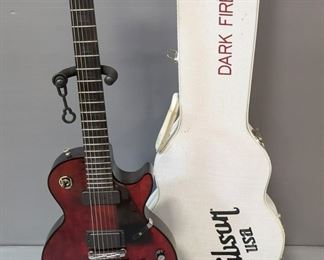 Gibson Dark Fire Limited Edition First Run Electric Guitar, SN# DF 0272, With Strap And Gibson RIP Robot Guitar II Interface, In Case, With Stand