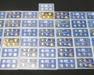 United States Proof Sets, Years Range 1999-2008, Includes Some Quarter Sets, Total Of 23 Sets