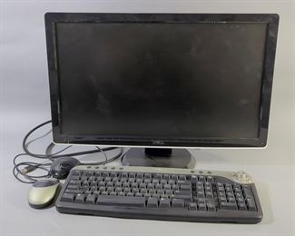 Dell Monitor Model Cn-0T505R-74261-986-04VU, Powers On, Dell Wireless Keyboard, And Wireless Mouse