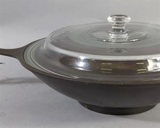Lodge Cast Iron Wok With Glass Lid