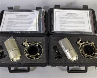 MXL 990 Microphones In Box With Hard Case And Manual, Qty 2