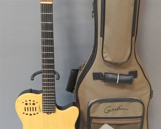 Godin ACS Slim Natural Electric Guitar, SN# 05365196, With Stand, In Case
