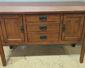 Sideboard With 2 Drawers And 2 Side Compartments, 36" H x 54" W x 19.5" D