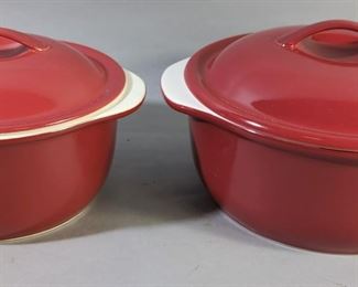 Corningware 2.5qt And 1.5qt Baking Dishes With Lids