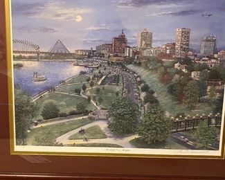 Louise Dunavant signed print 