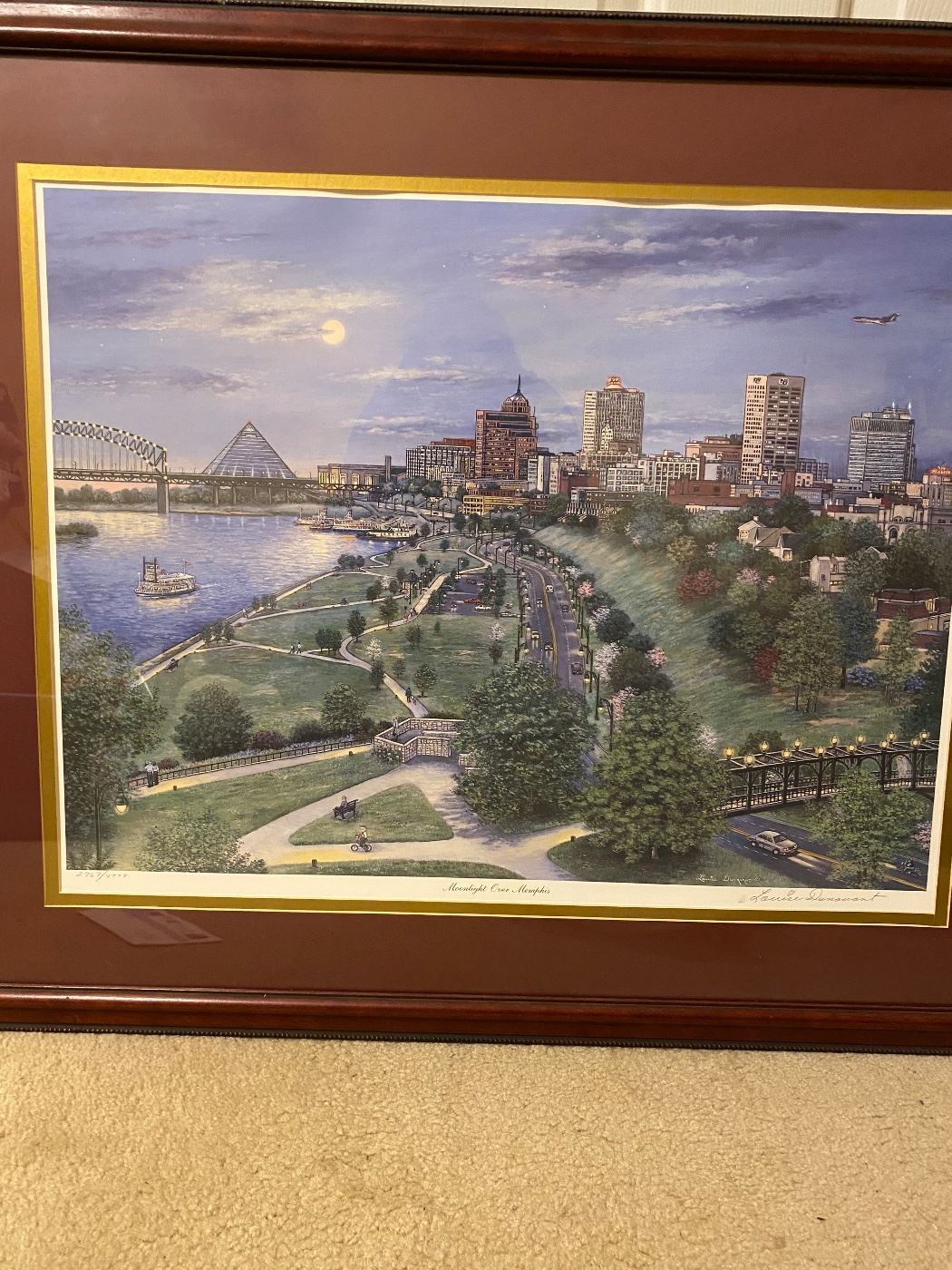 Louise Dunavant signed print