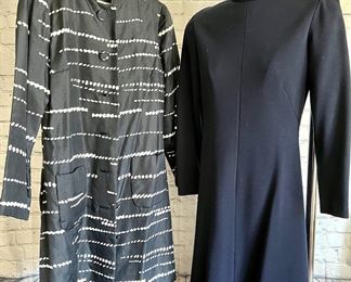 Adele Simpson Navy Dress With Forecast Coat