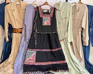 Seven Vintage Dresses