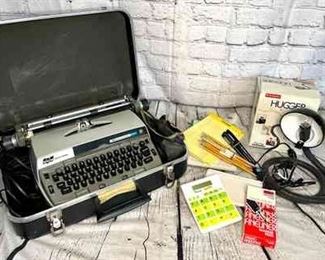 Smith Corona Secretarial 250 Typewriter with Case Supplies