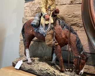 Monfort Sculpture, "Trapper"