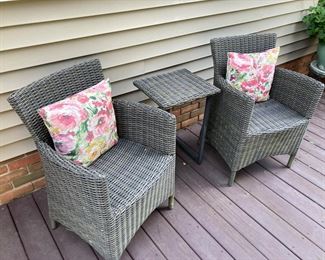 Conversation Chairs & Accent Table